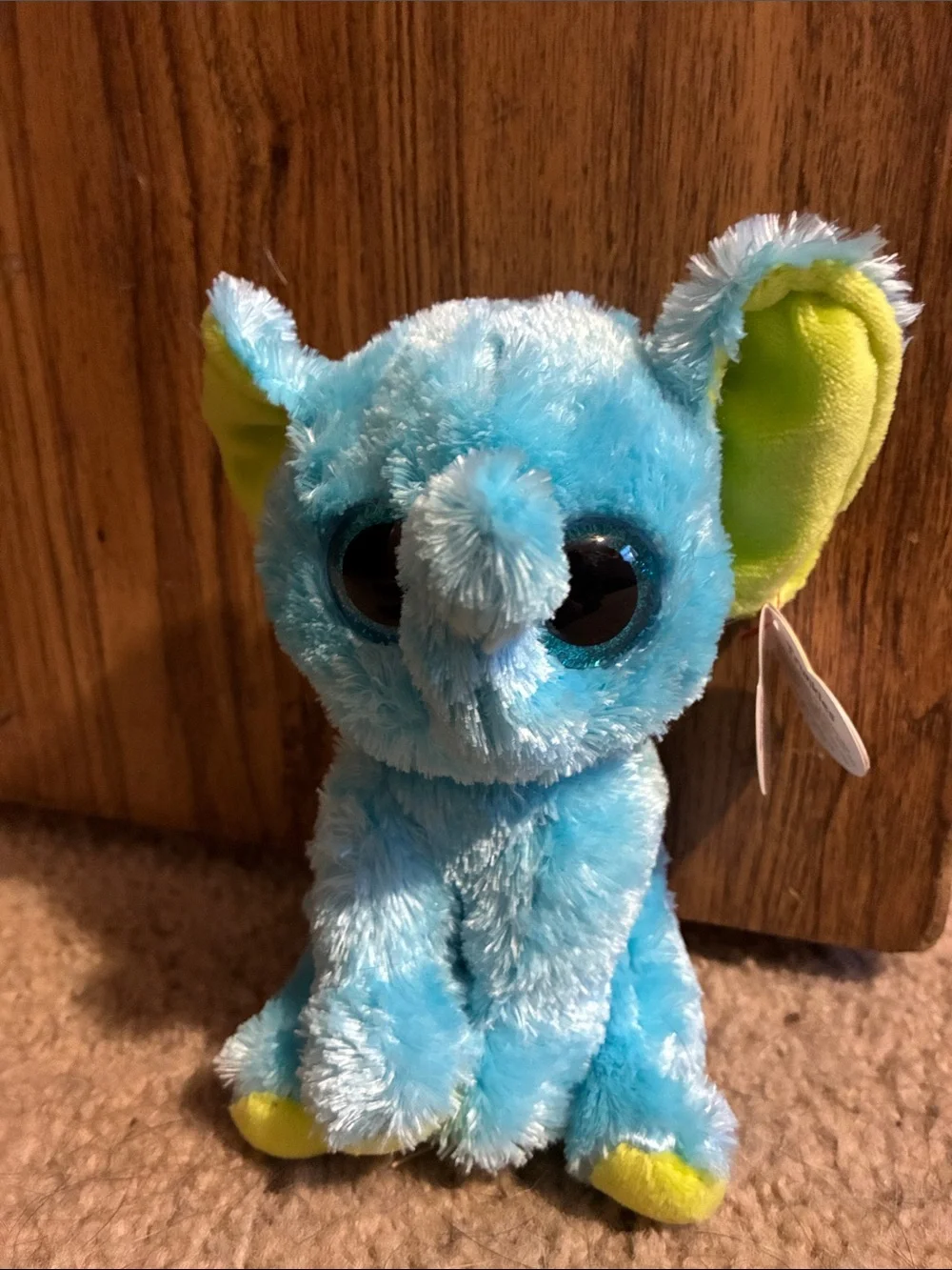 Blue Plush Elephant Stuffed Animal - Soft Toy
